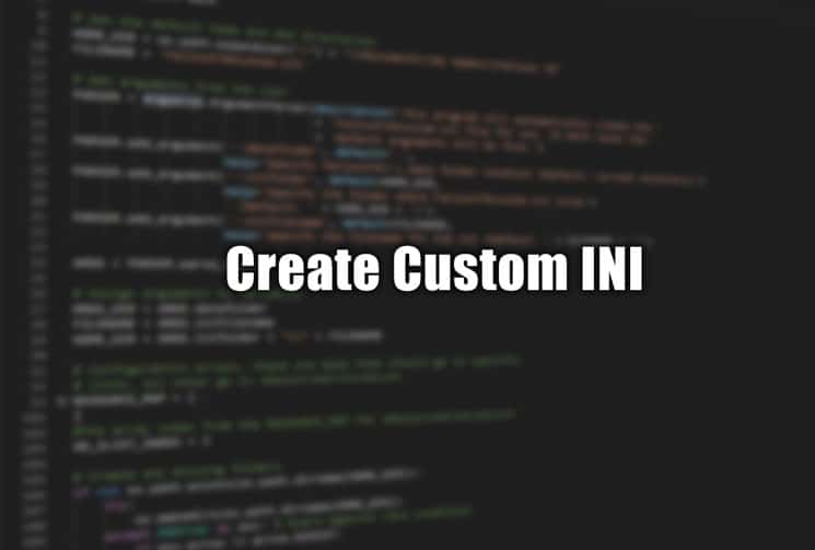 Create Custom Ini Fallout 76 Mod Download