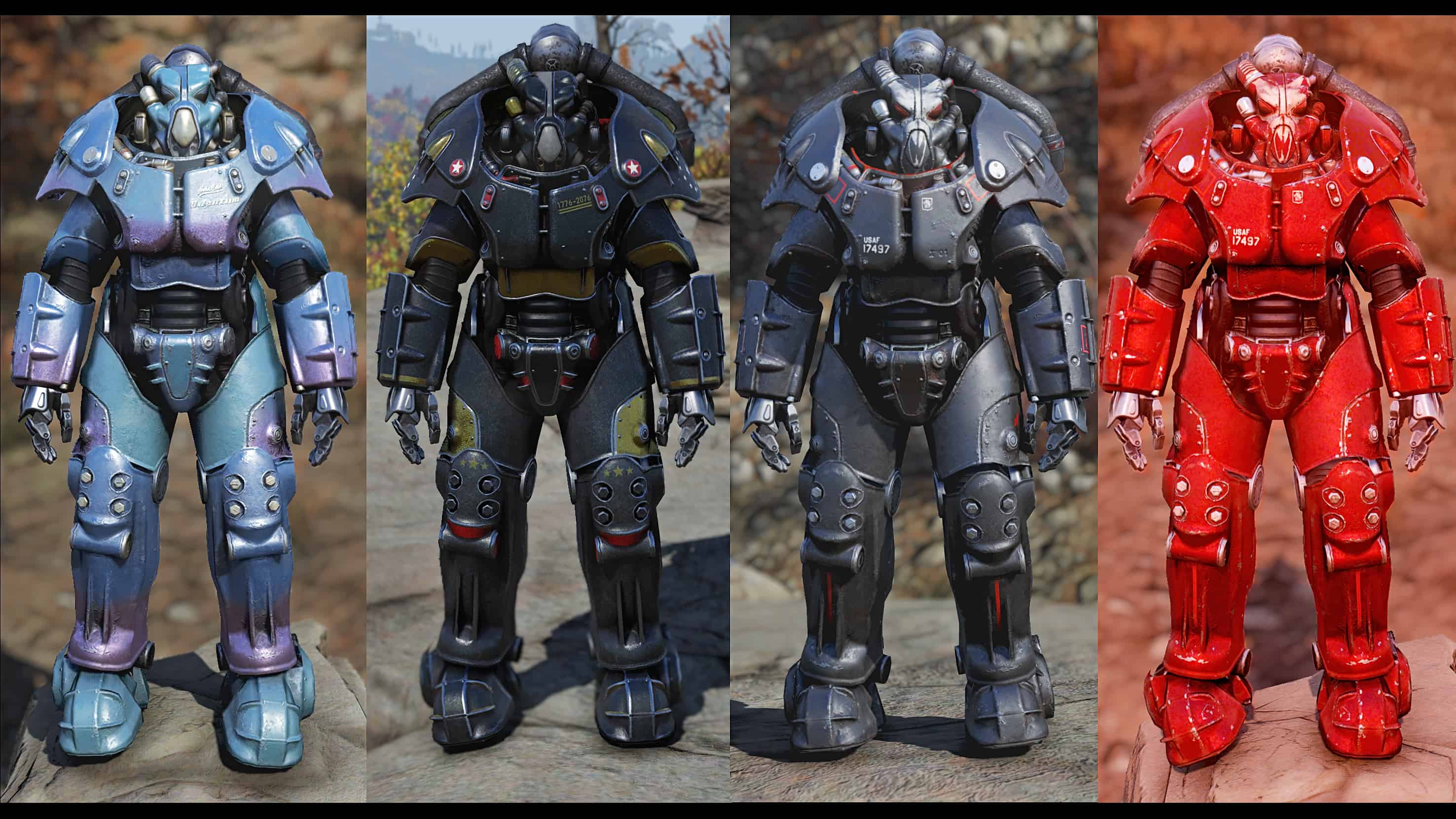 Fallout 4 power armor paint jobs фото 27