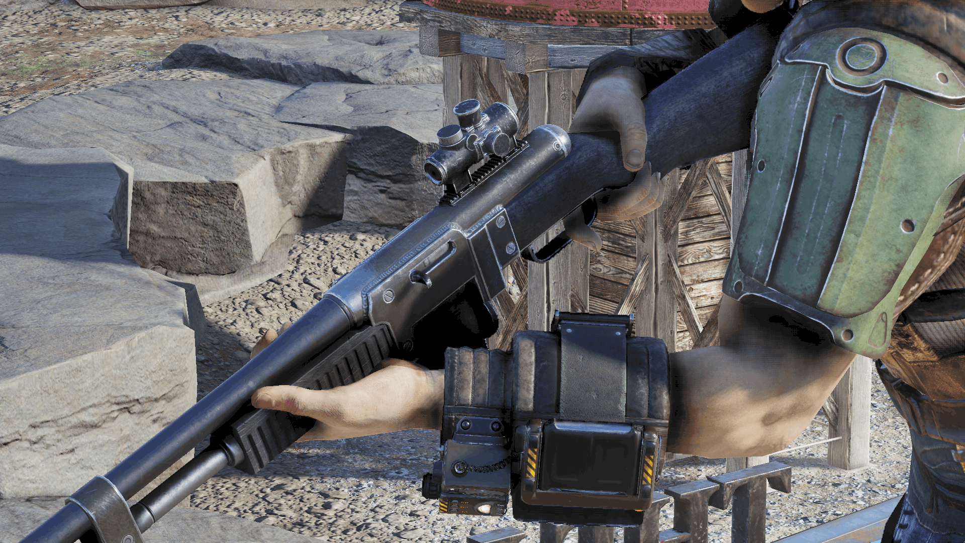Fallout 4 assault rifle from fallout 3 фото 95