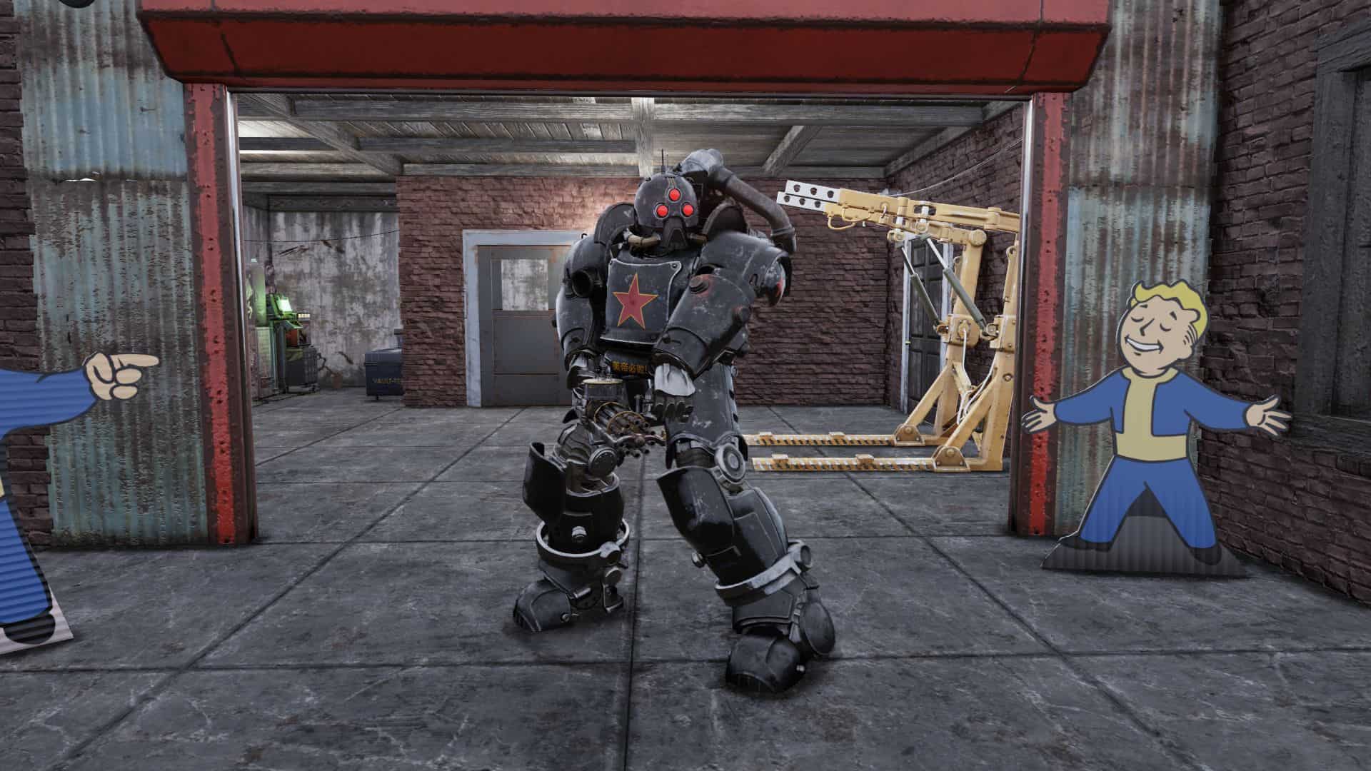 Red Shift Power Armor Black Retexture - Fallout 76 Mod download.