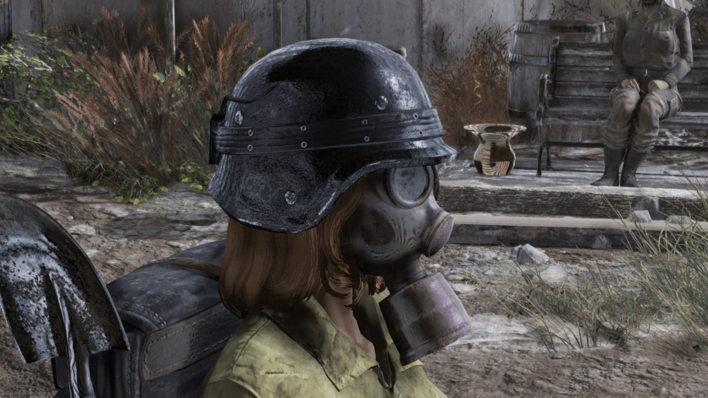 Black Army Helmet - Fallout 76 Mod download