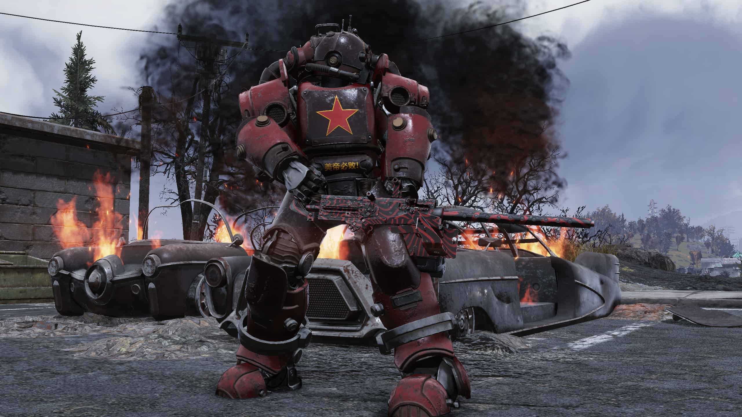 Fallout 4 war machine фото 106