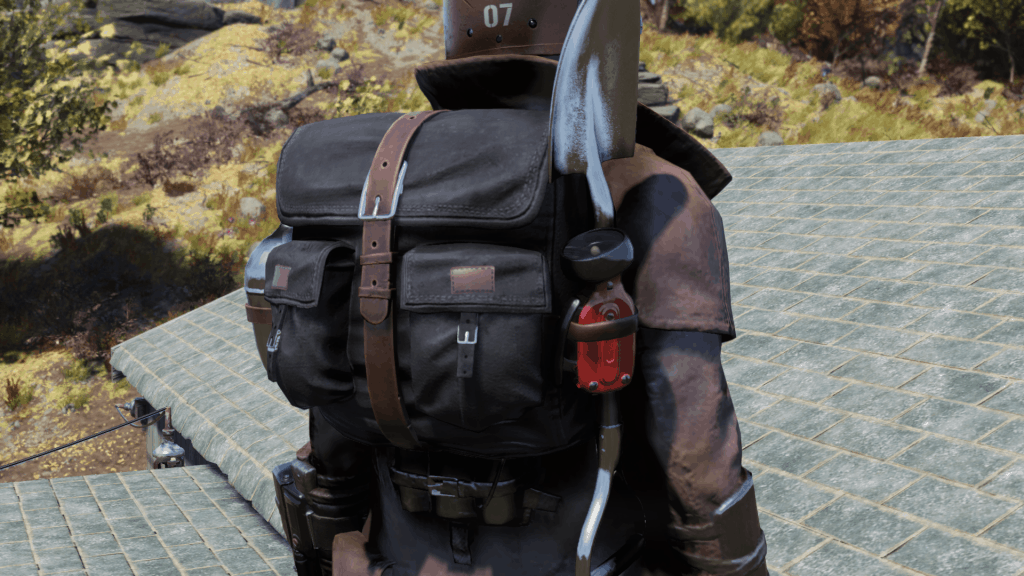 Backpack with Shovel and Flashlight Cleaner Fallout 76 Mod download