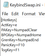 fallout new vegas pc hotkeys