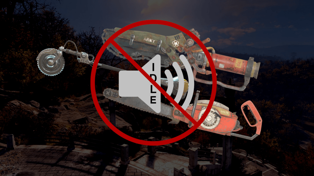 Silent Idle Mr Handy Ripper Chainsaw Fallout 76 Mod download
