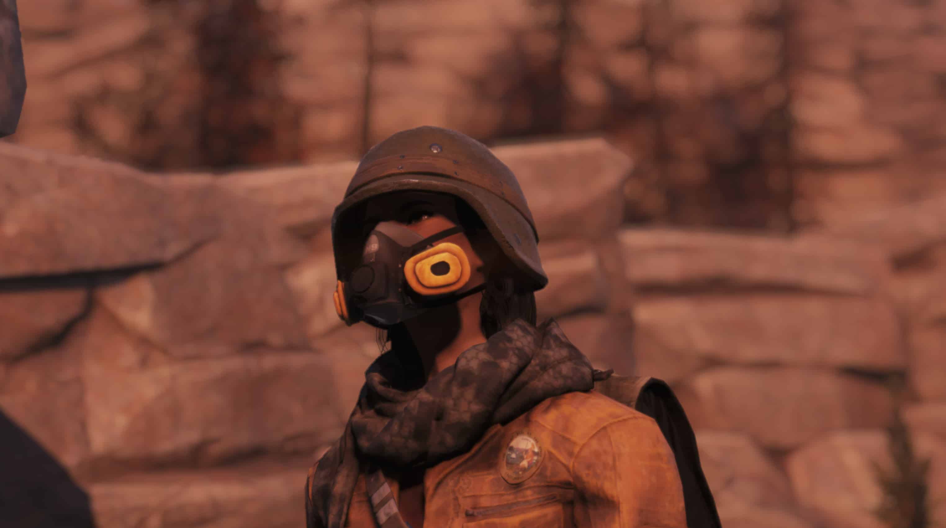 Half gas mask (Raider pathfinder - 76 Mod download