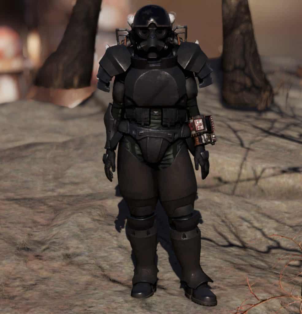 Black (Clandestine) Secret Service Armor Fallout 76 Mod download