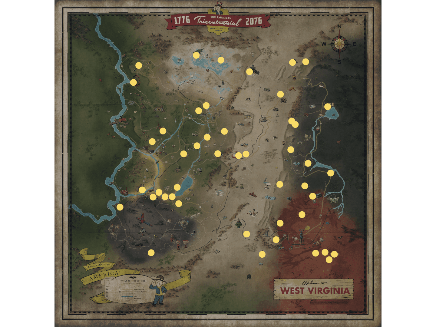Holiday Scorched Map Fallout 76 Mod download